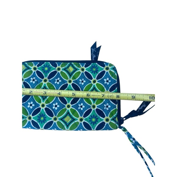Vera Bradley Daisy Daisy Print Wristlet Wallet 8x5 With Retractable Wrist Strap - Picture 8 of 9
